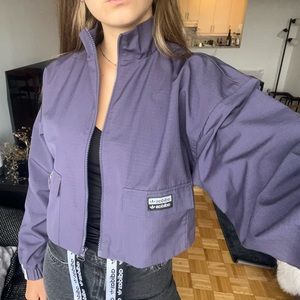 Pakaian Purple Adidas Jacket